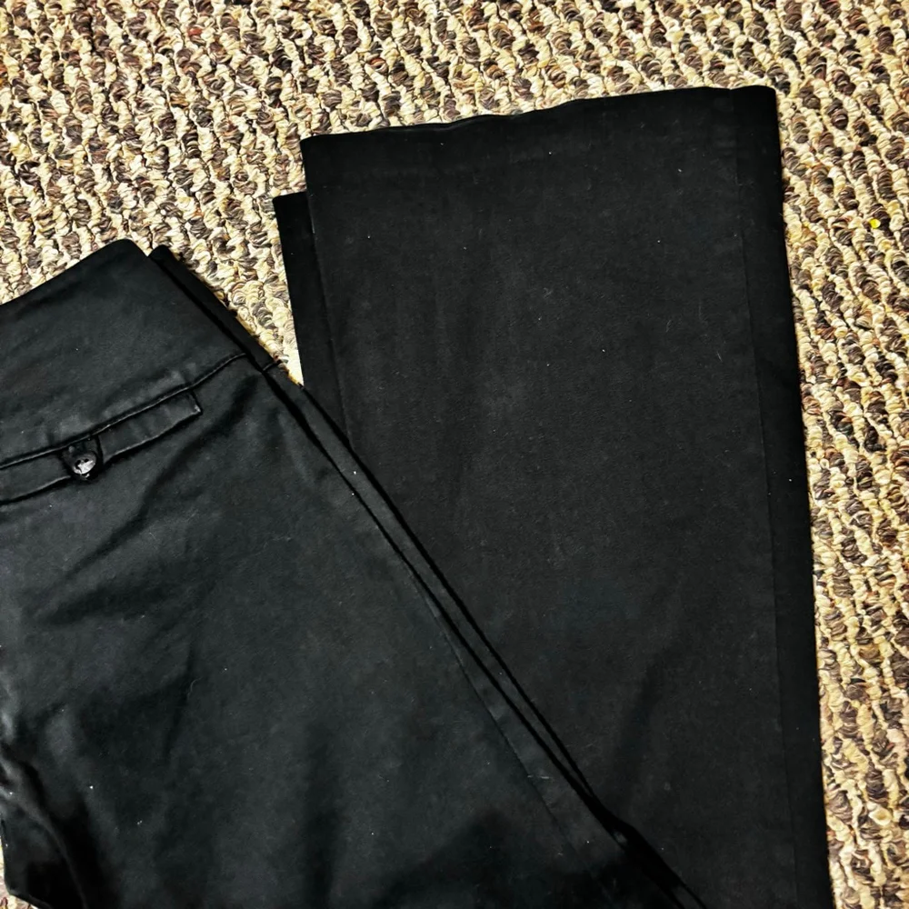 Vintage Low Rise Rampage Black Boot Cut & Flare Pants 0 - Picture 4 of 11